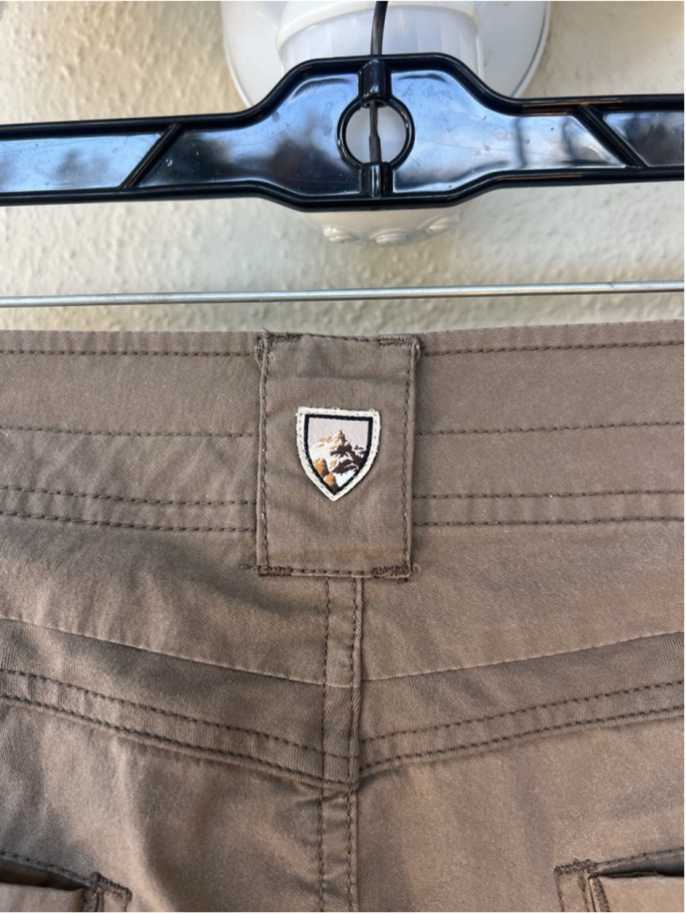 Kuhl Renegade Shorts Mens 34 Khaki Brown Hiking Outdoor Performance 10" Inseam - Picture 5 of 8